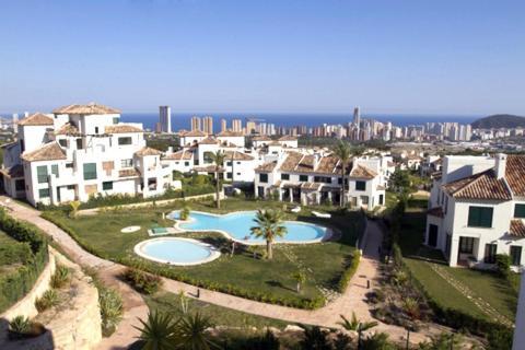 Sierra Cortina Apartamento Con Vistas Al Mar Finestrat Exterior foto